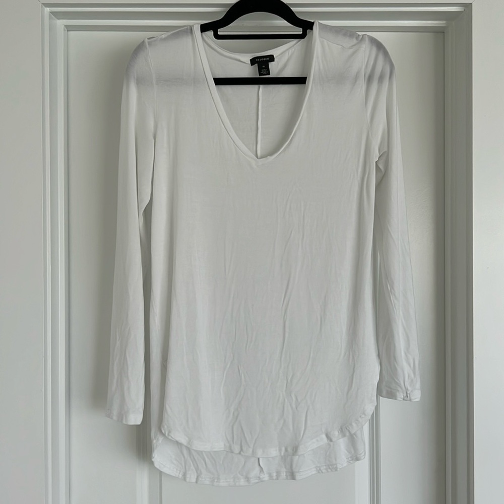 V neck long sleeve